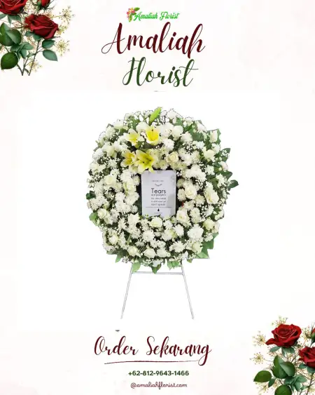 Krans Bunga Duka Weding