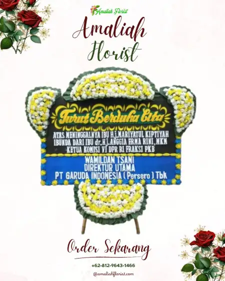 Papan Bunga Duka Weding