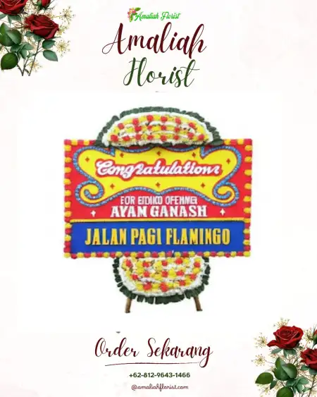 Sewa Papan Bunga Weding